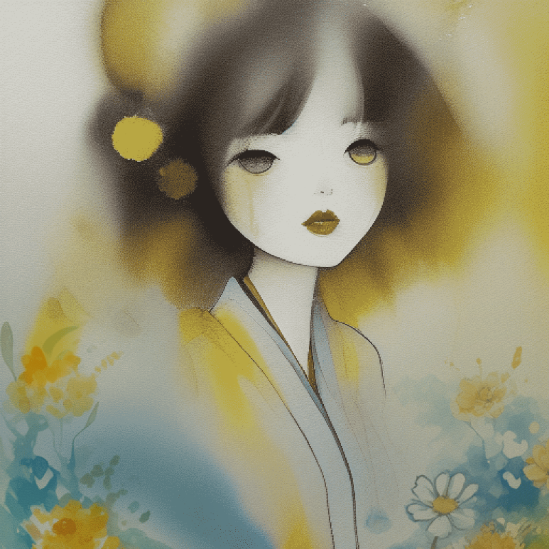 The yellow Flowers #2 static token preview
