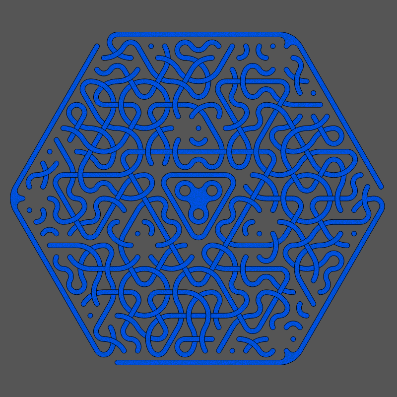 Threefold Symmetry - Dark Variations #4 static token preview