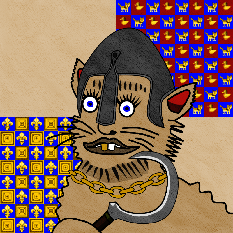 Famous Medieval Cat #19 static token preview
