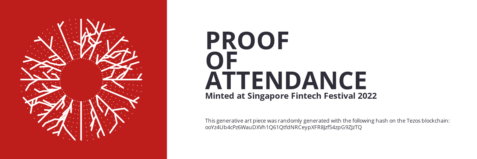 SFF2022 Proof of Attendance Token #1620 static token preview