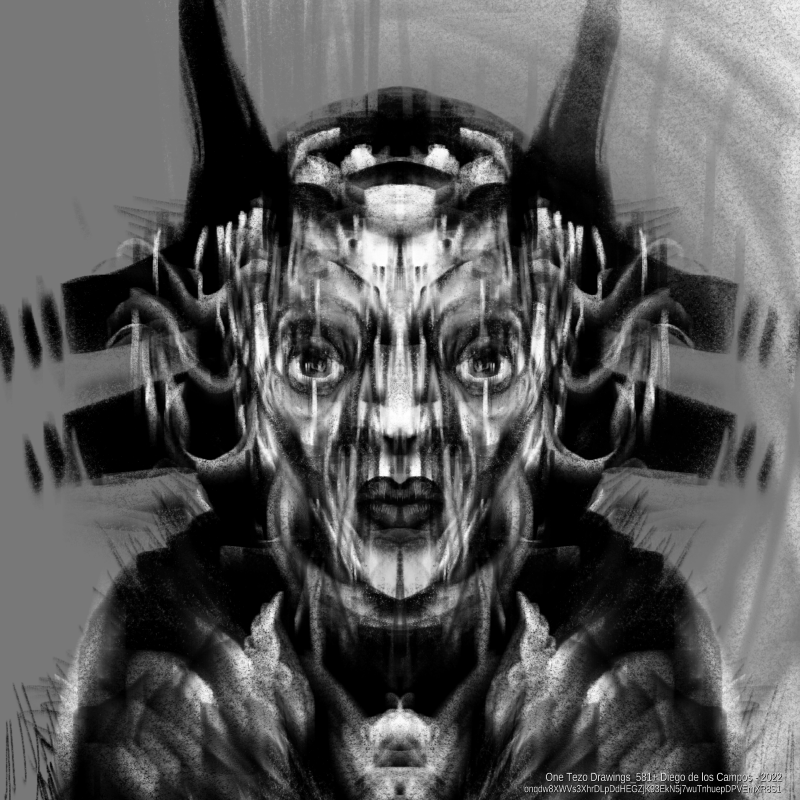 One Tezo Drawings_521+ #9 static token preview