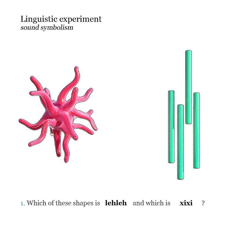 Linguistic Experiment #8 static token preview