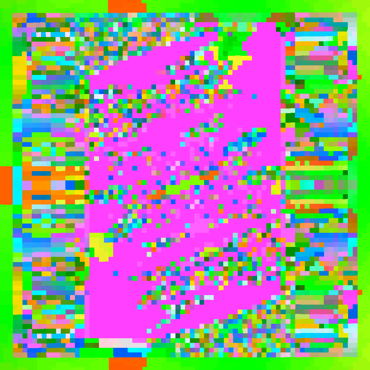 Psychedelic Dance of Pixels #5 static token preview