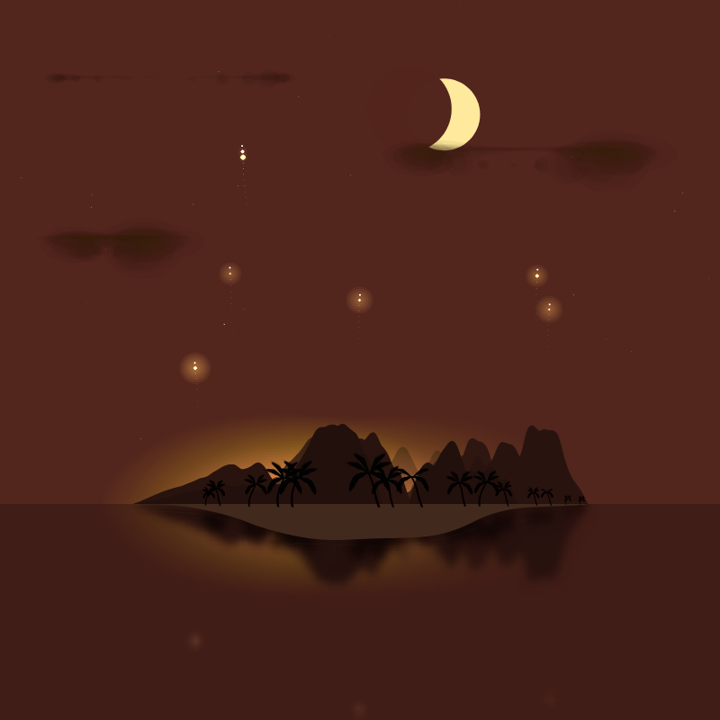 Fireworks Island #6 static token preview