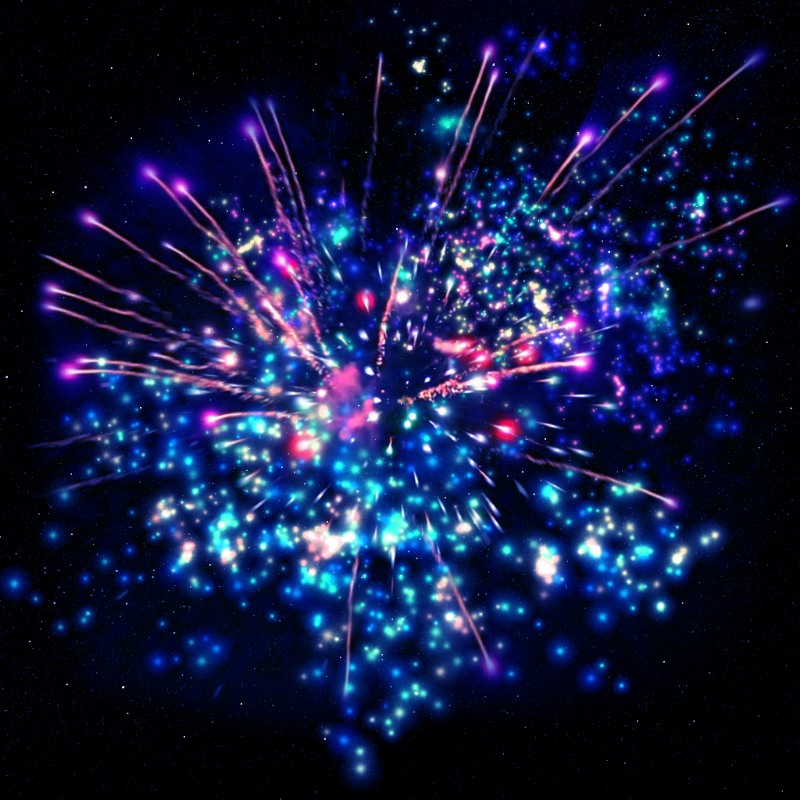 Crazy Fireworks #1 static token preview