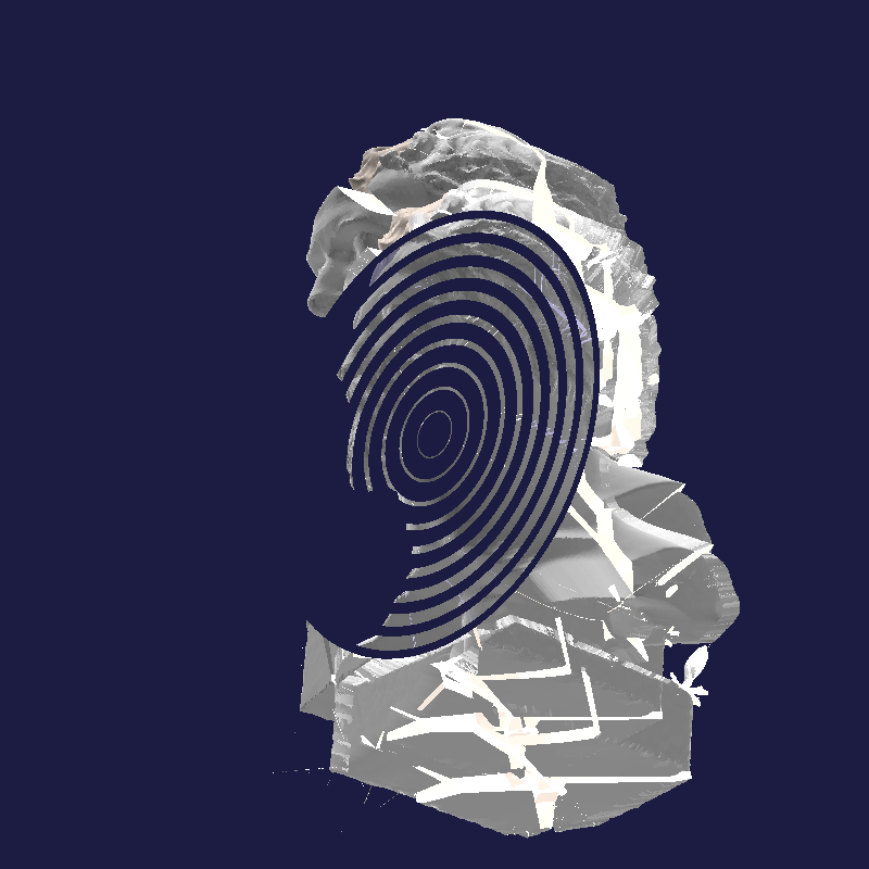 Exploding headz #16 static token preview