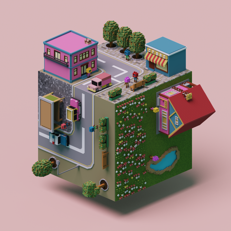 Isometreecity #2 static token preview
