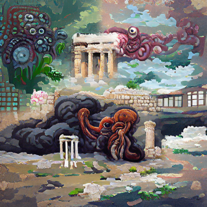 Octopus's Gardens and Ruins #12 static token preview