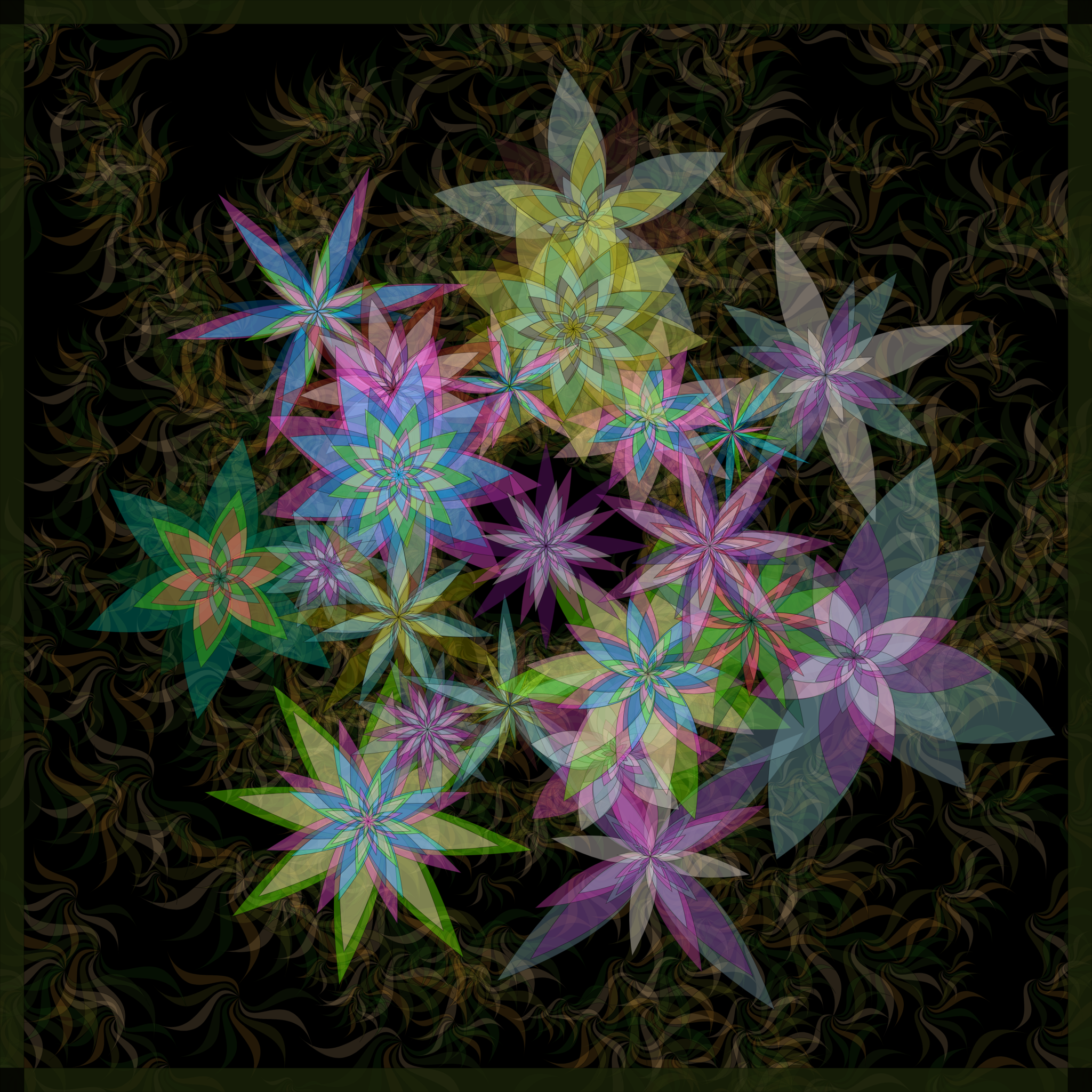 Bezier Garden #23 static token preview