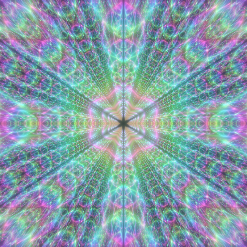 Fluorescent Hexagram #16 static token preview