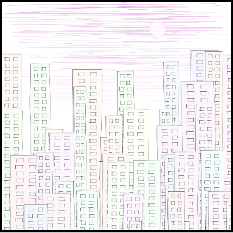 City sketch #5 static token preview