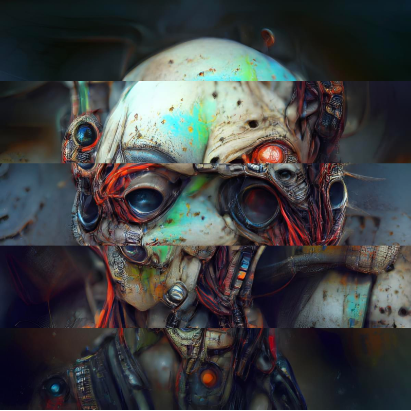 Sliced: Zomborgs #7 static token preview