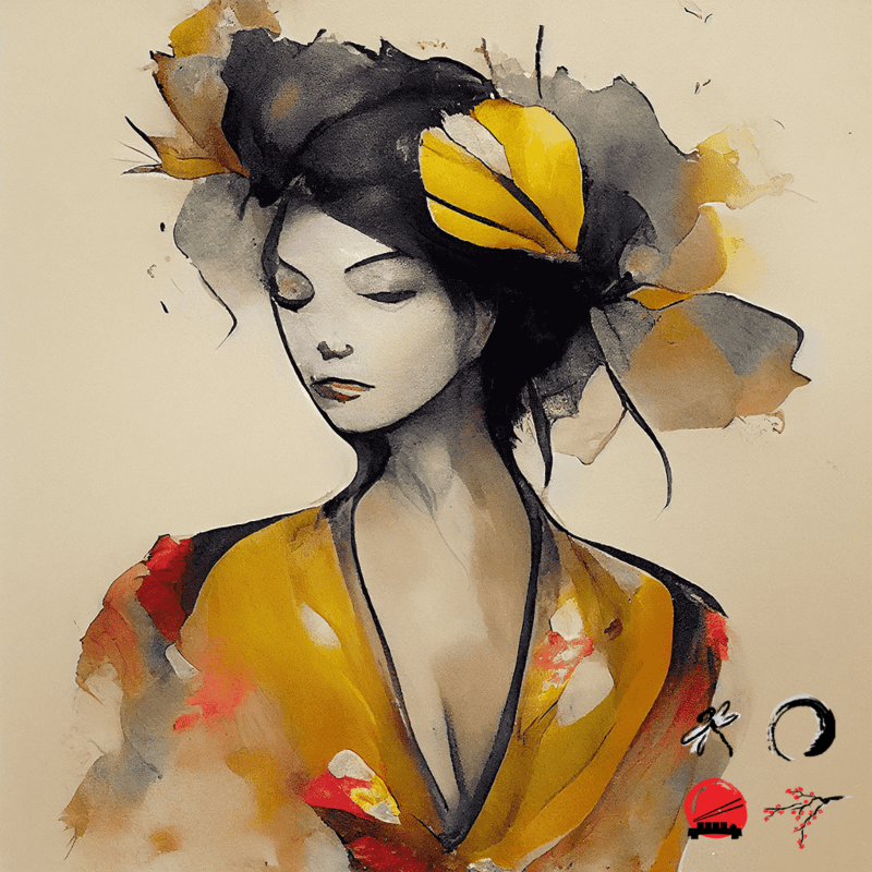 َAtumn Geisha #18 static token preview