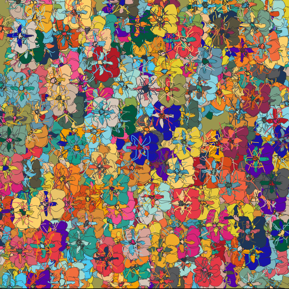 Floral Cacophony #5 static token preview