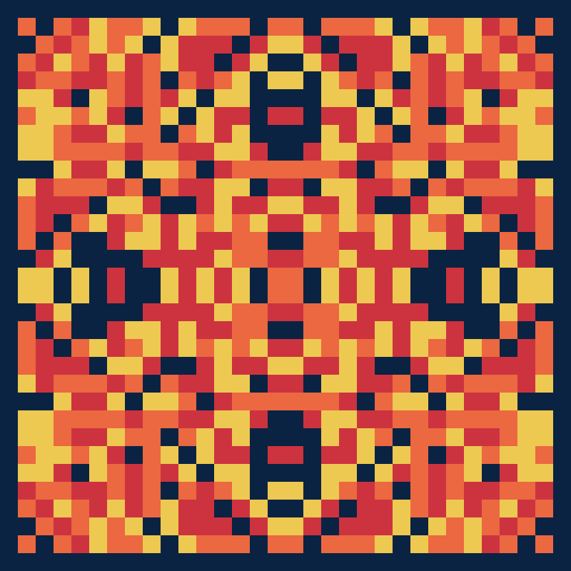 Pixel Mandala #37 static token preview