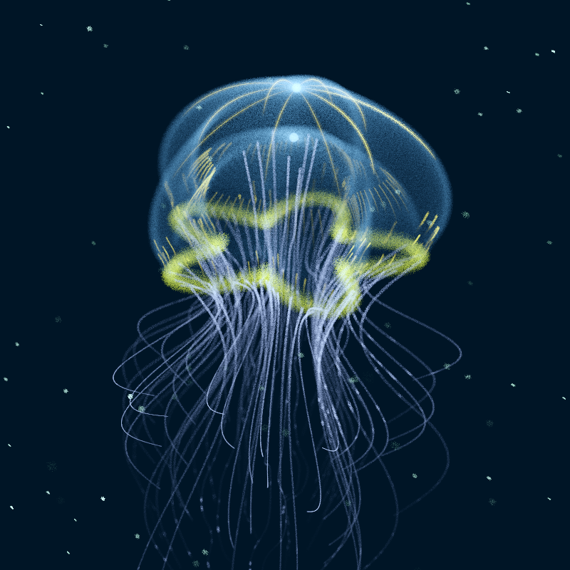 Creatures of the Deep #1 - The Jellyfish #24 static token preview