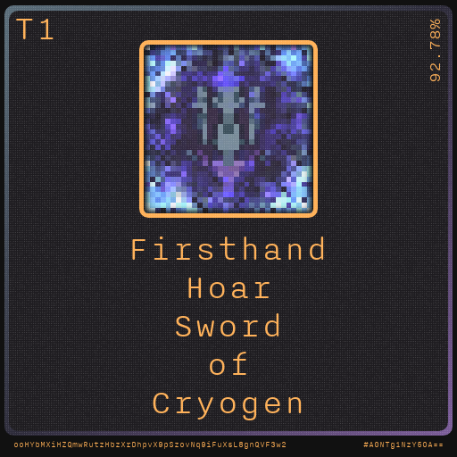 Gear for your quests - Sword #7 static token preview