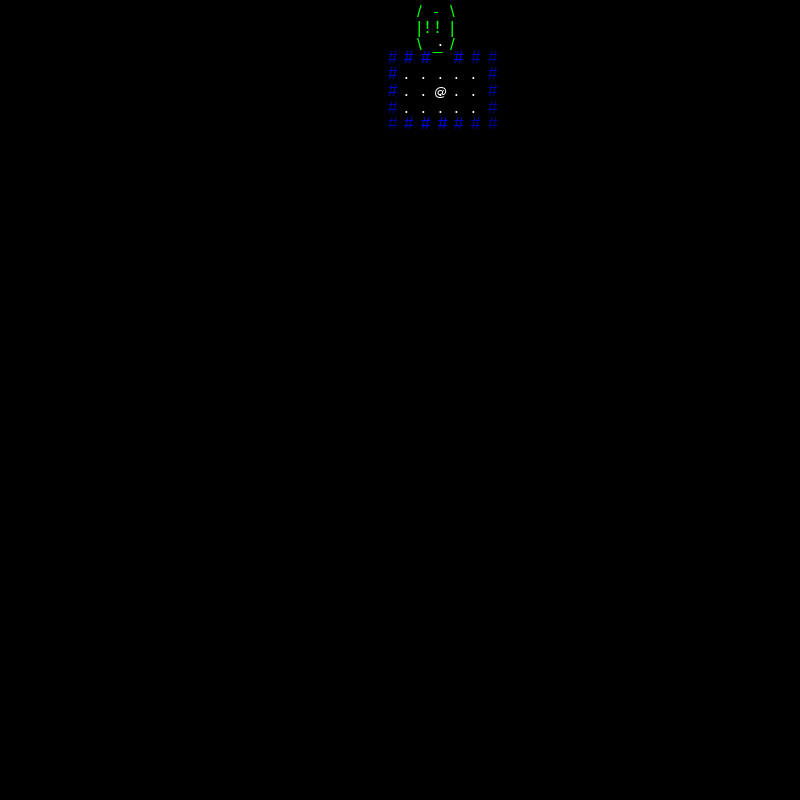 ascii dungeons horror #5 static token preview