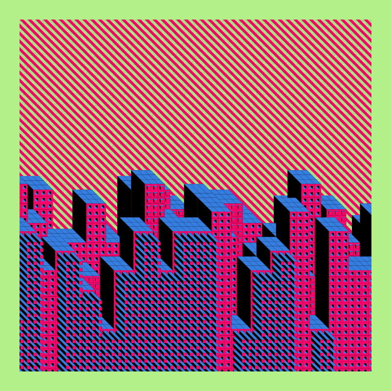 Cube City - Upside Down #24 static token preview