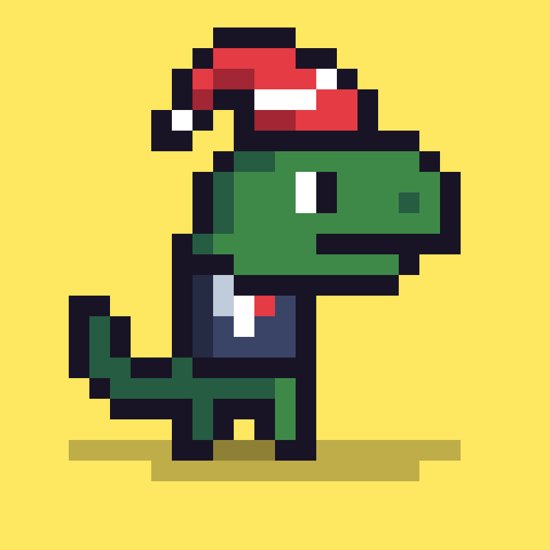 Pixel Dinos #10 static token preview