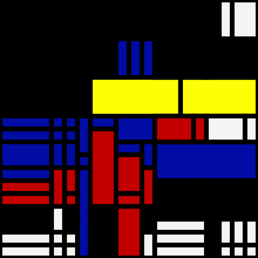 Mondrian Ticket #2 static token preview
