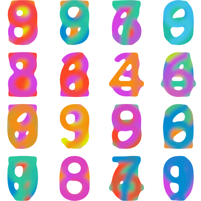 colors as numbers #8 static token preview