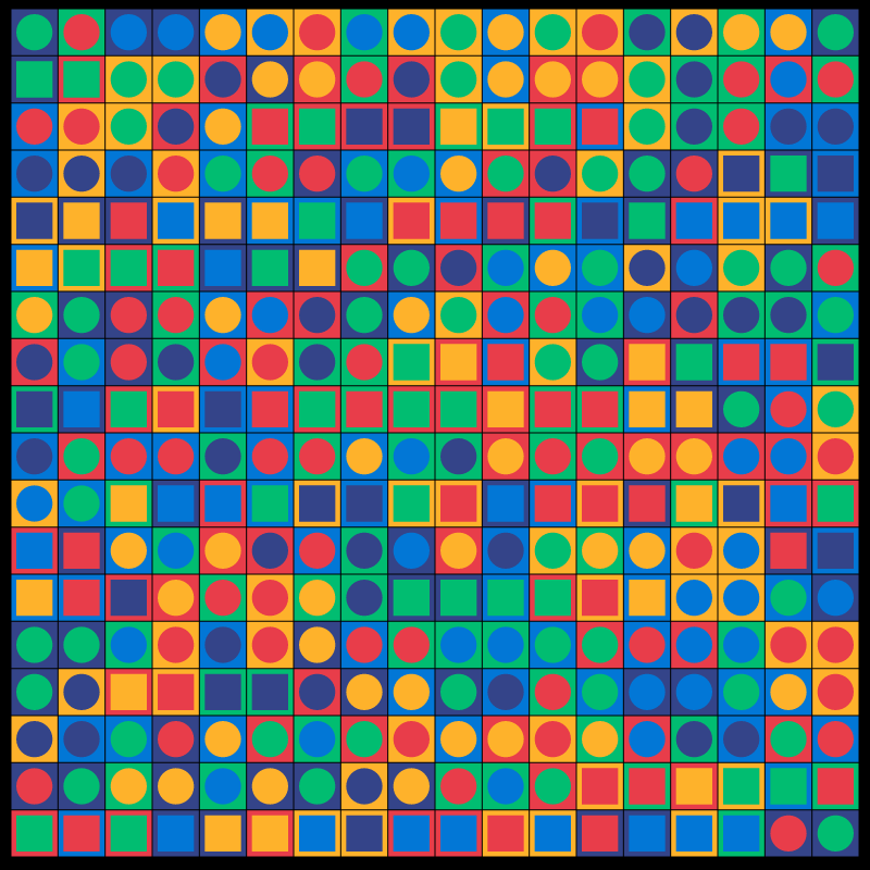 Generative:Vasarely #3 static token preview