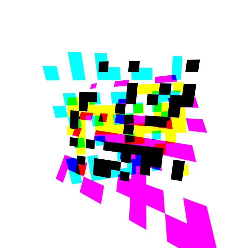 CMYK Decay #15 static token preview