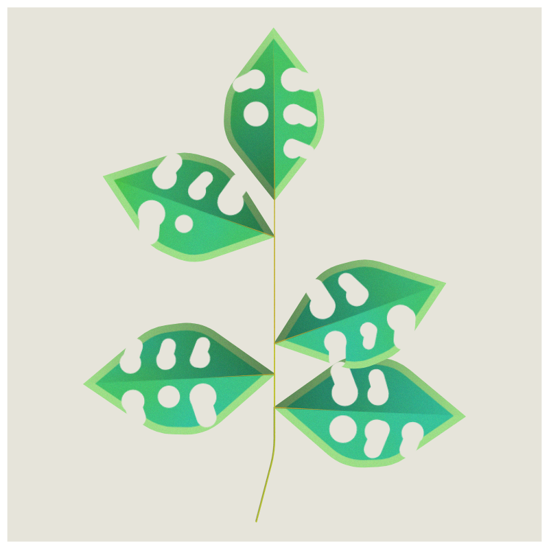 Leaves #25 static token preview