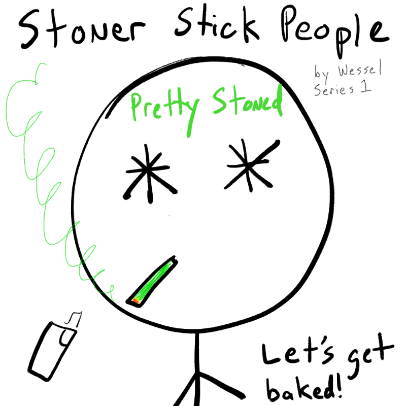 Stoner Stick People #87 static token preview