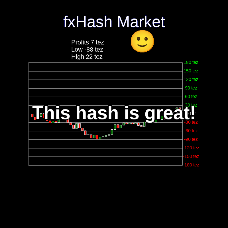 fxHash Market #10 static token preview