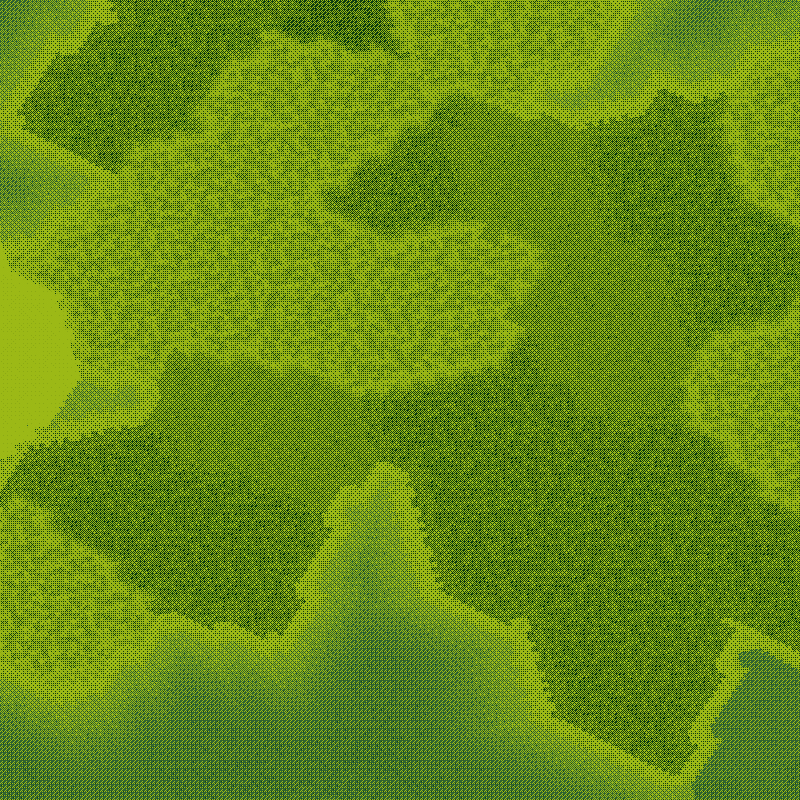 Littlecube Maps: Green Dithering #5 static token preview