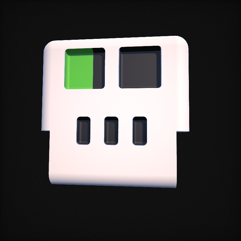 3D-SMOLSKULL #271 static token preview