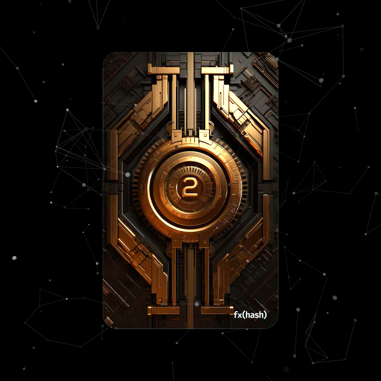 FXHash 2.0 Card #21 static token preview