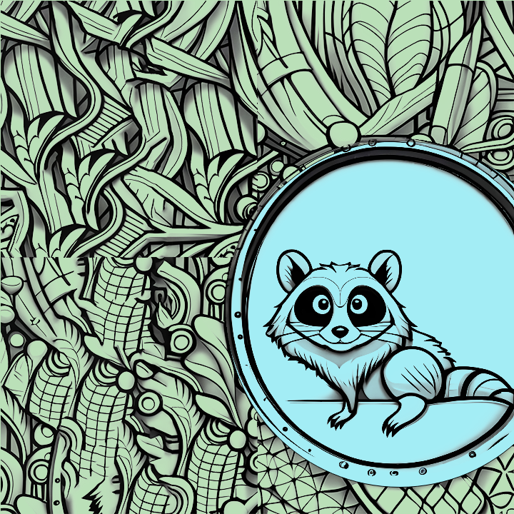Playful weasel #11 static token preview