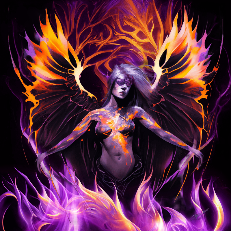 Purple Hestia #10 static token preview