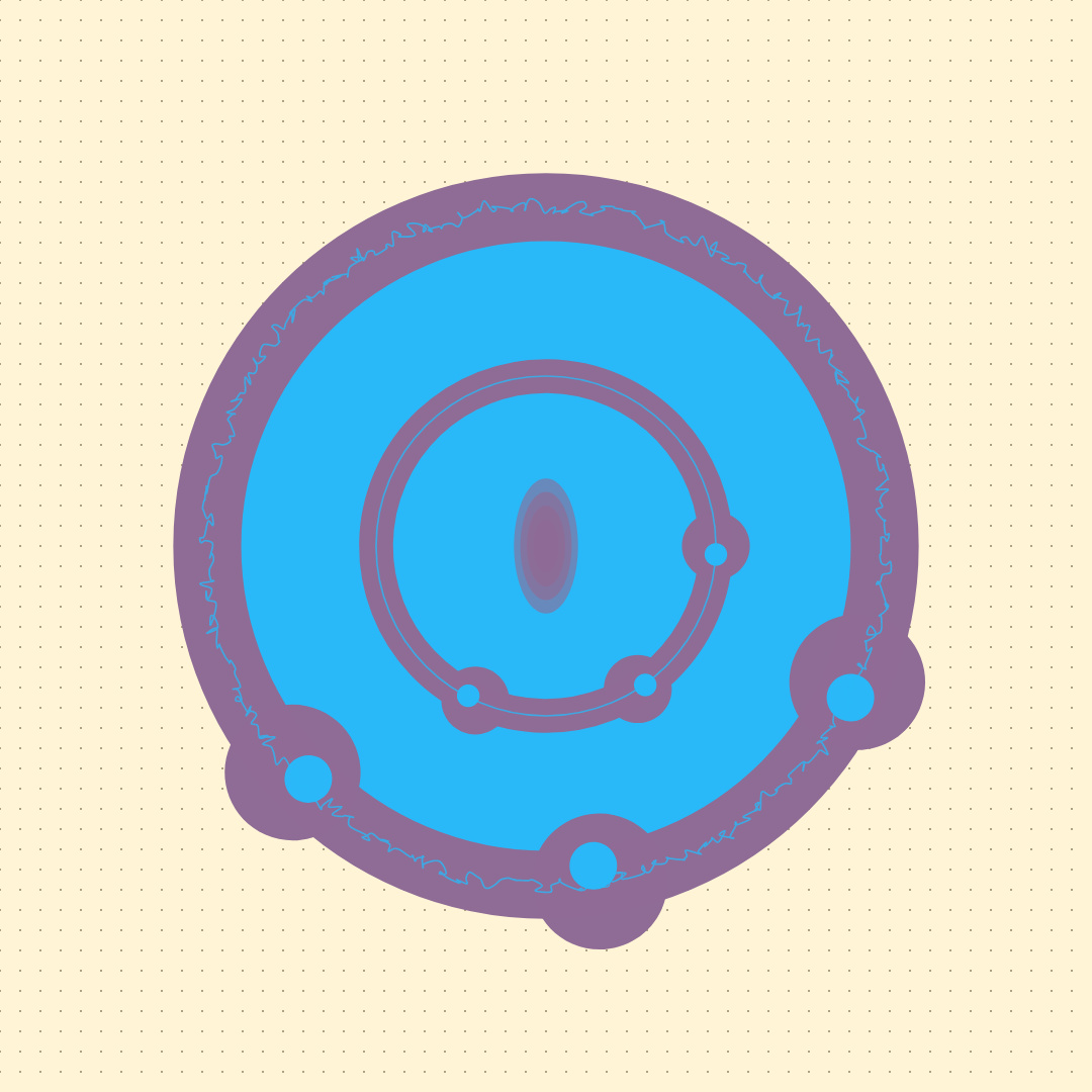 Circles on a dotted Grid #6 static token preview