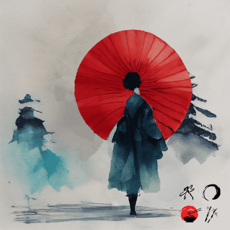 A walking geisha #3 static token preview