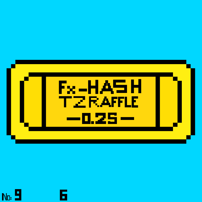 Tezos Raffle Ticket 2 #3 static token preview