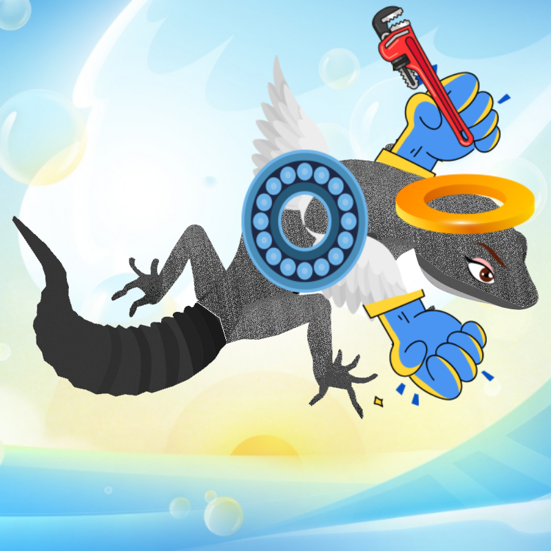 Gecko Warrior #1 static token preview