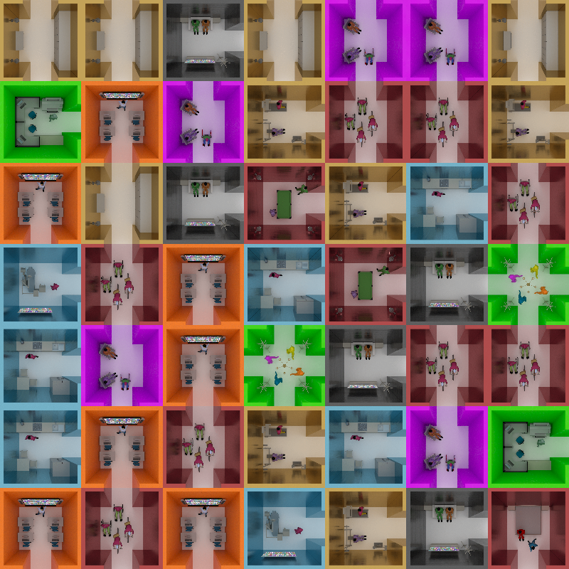 Harlequin block building 2.0 #17 static token preview