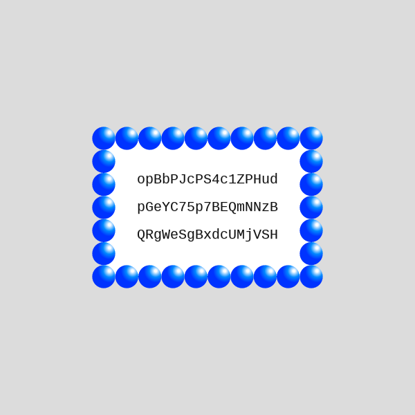 Frame of the operation hash #14 static token preview