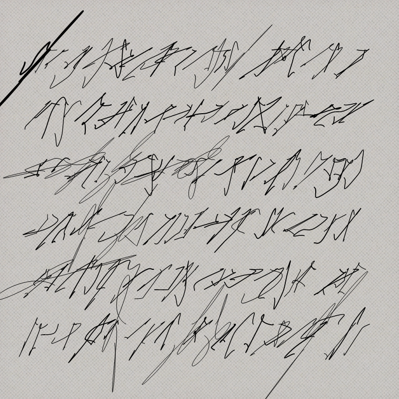 asemic #15 static token preview