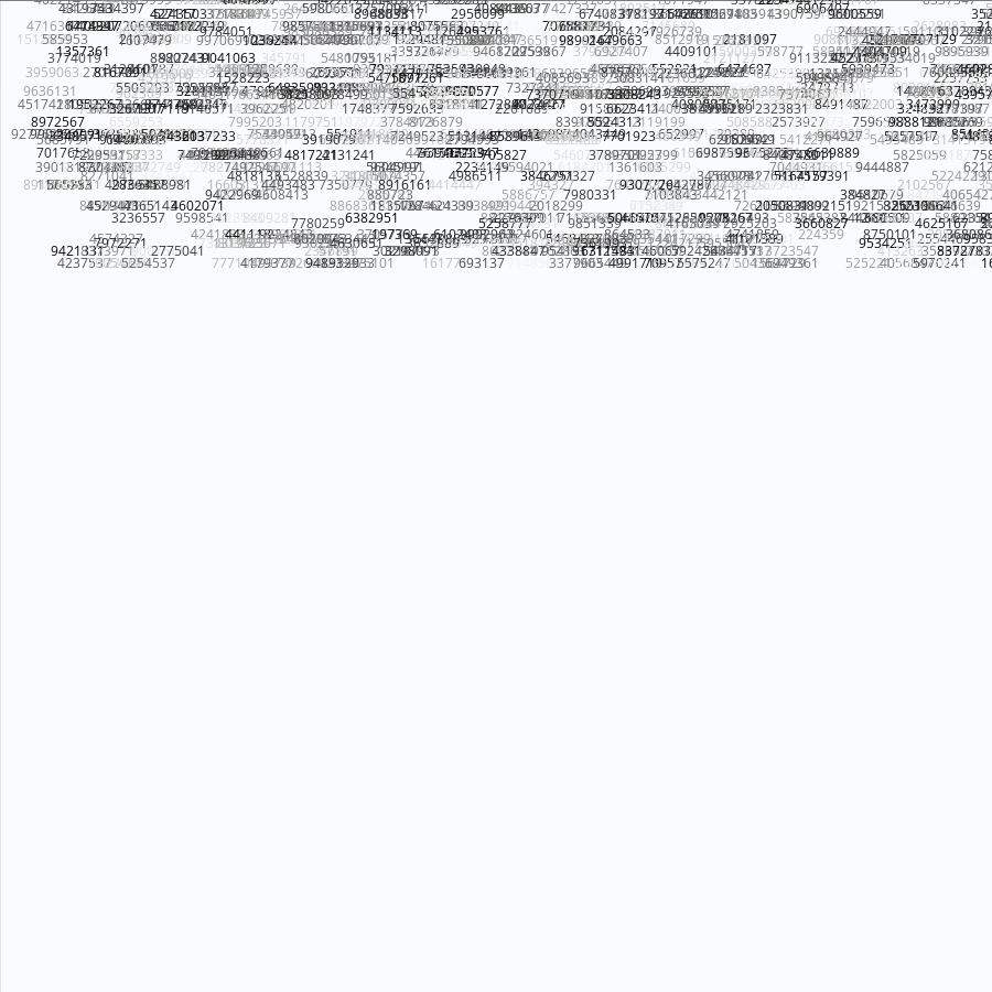 Painting by Random Prime Numbers #11 static token preview