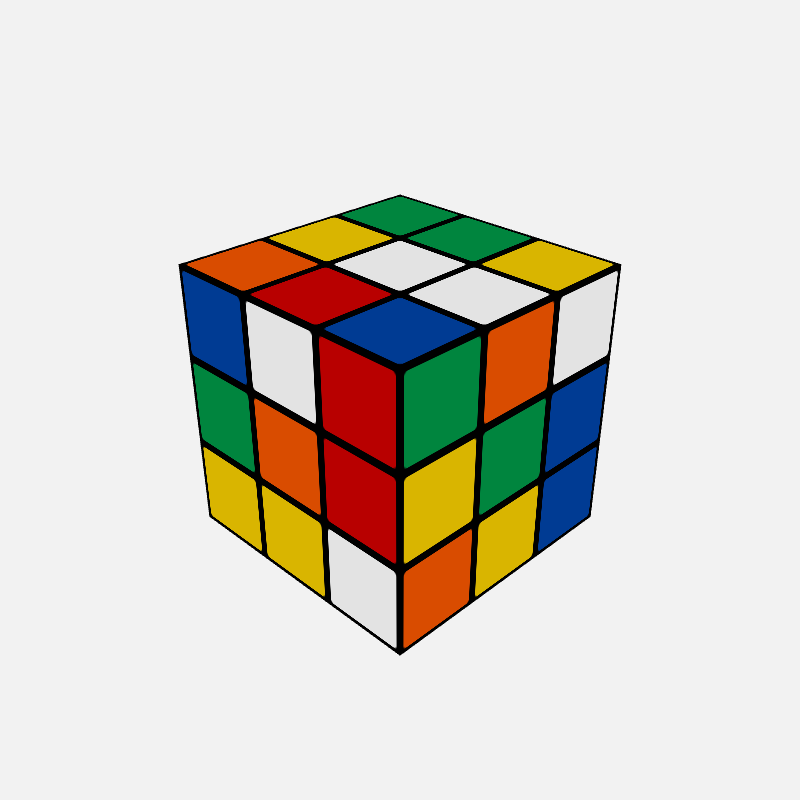 Rubik's Cube #6 static token preview