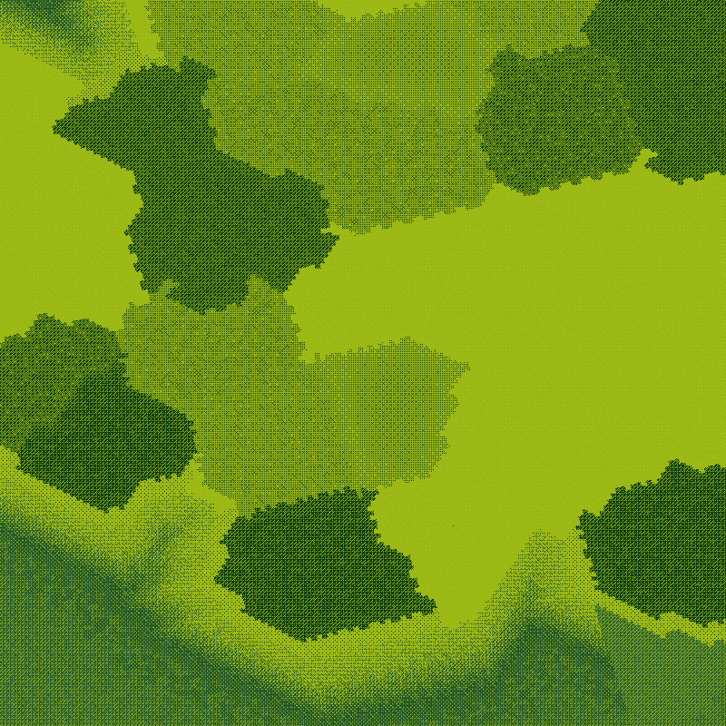 Littlecube Maps: Green Dithering #17 static token preview