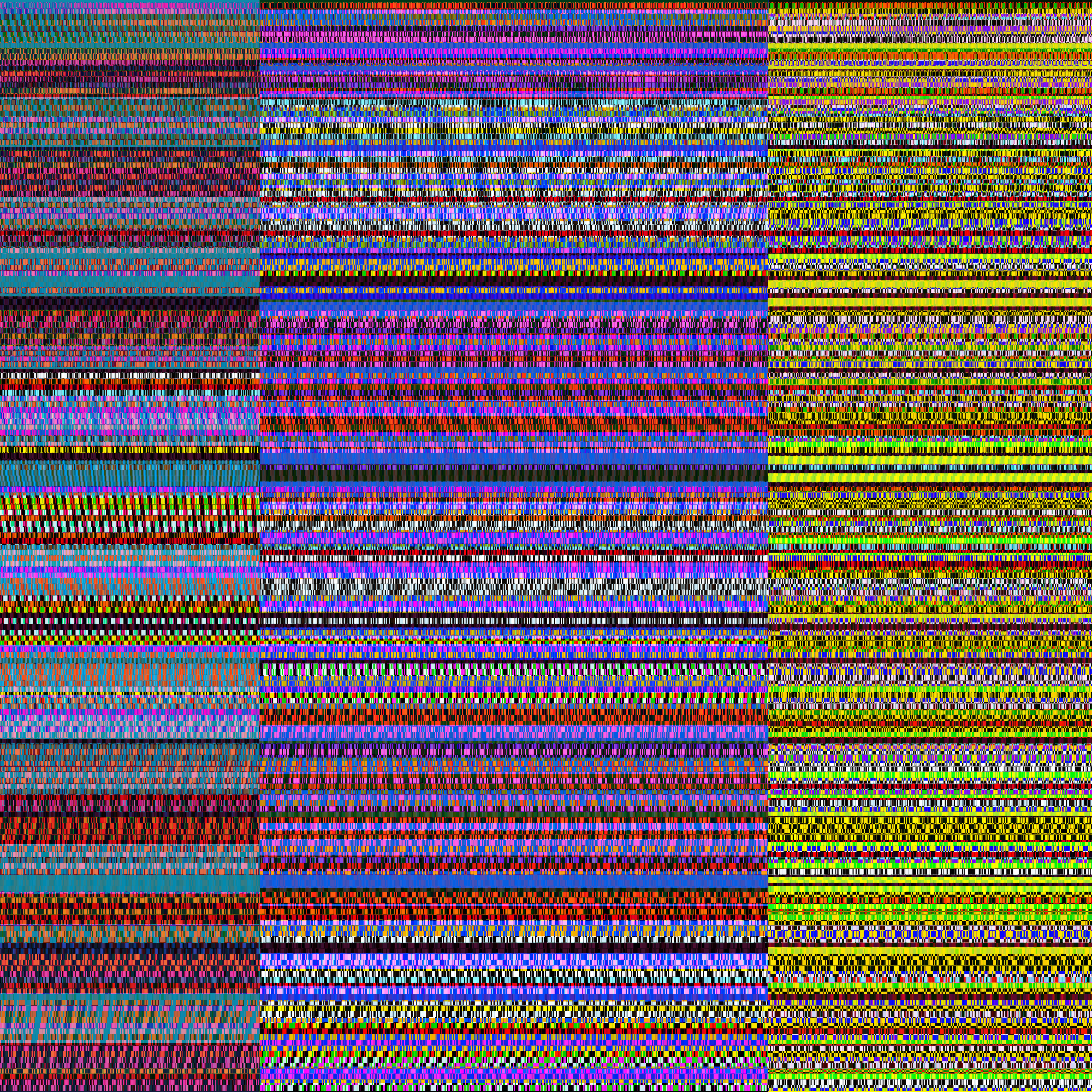 Glitchometry Stripes #1 static token preview