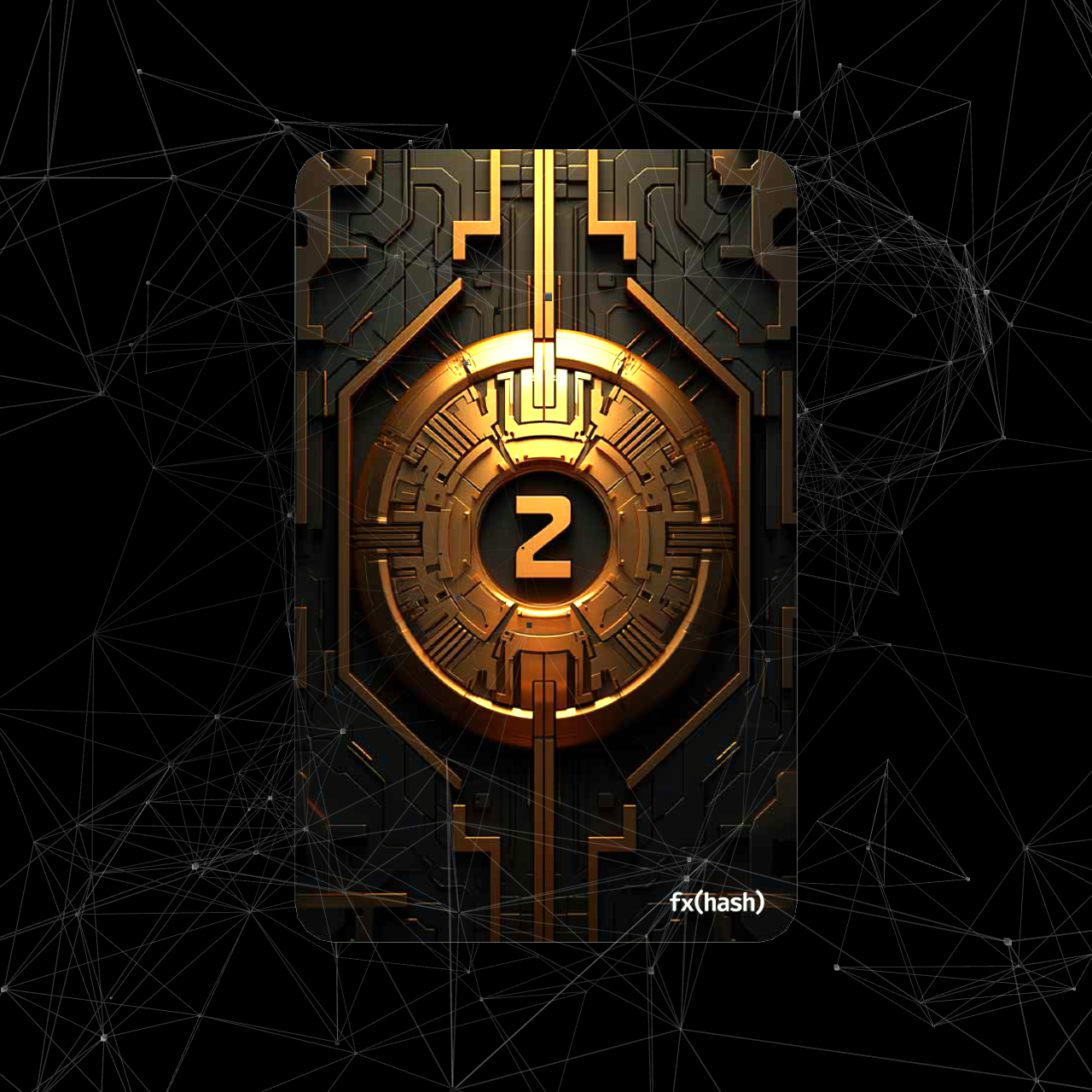 FXHash 2.0 Card #19 static token preview