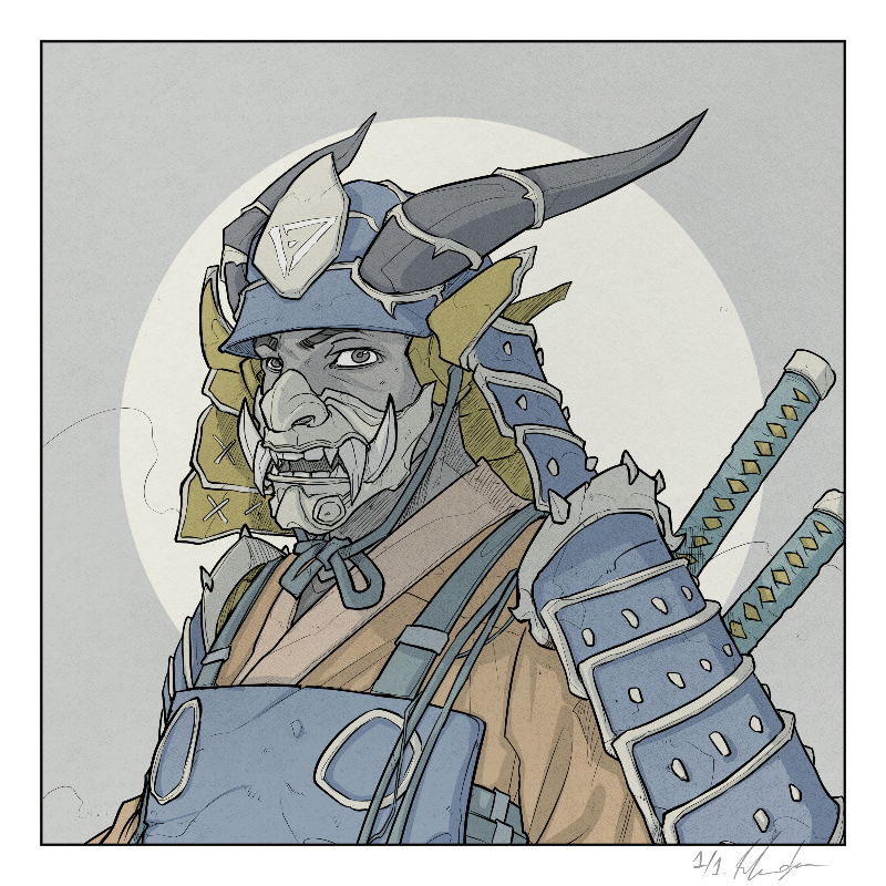 侍 (SAMURAI) #24 static token preview