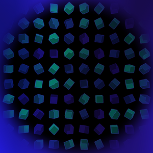 Interactive Cubes Grid project preview